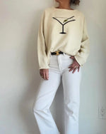 MARTINI SWEATER IN IVORY