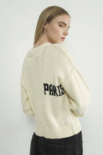 CREAM PARIS SWEATER