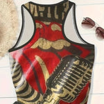 LIPS PRINT CREW TANK TOP