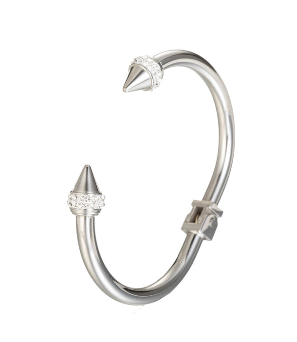 LEAH CUFF BRACELET SILVER