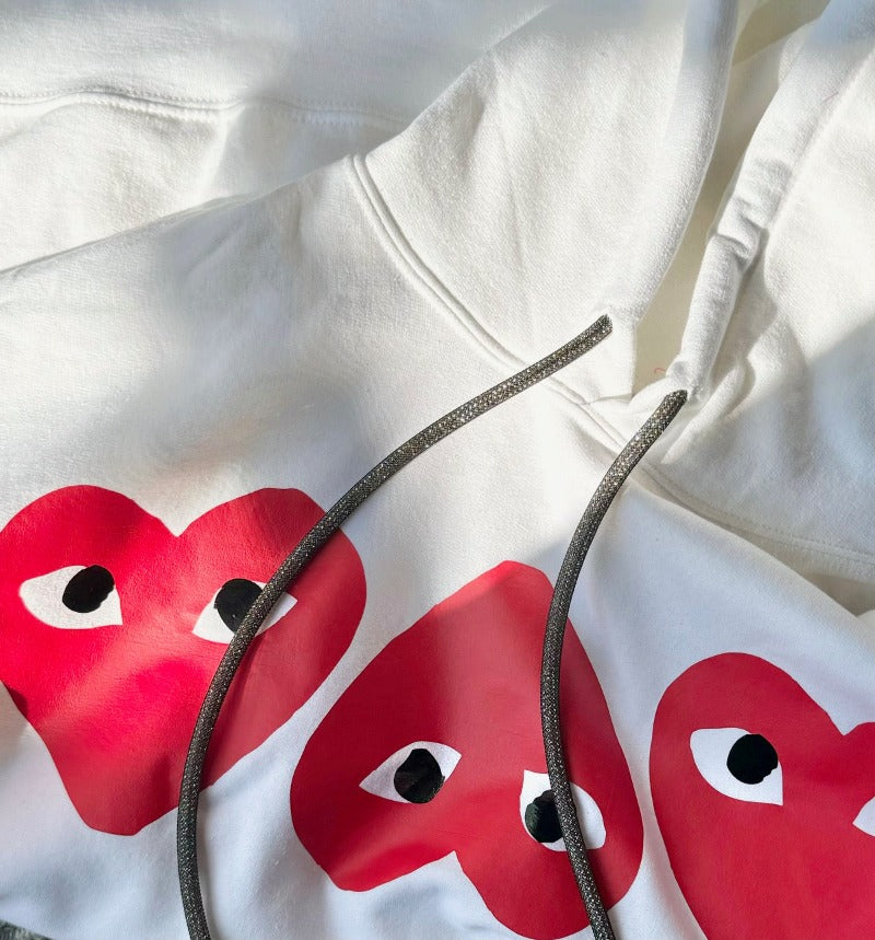 WISH YOU WERE HERE HEART HOODIE