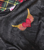 VINTAGE WASH TEE HEART WINGS