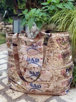 CAMO SEQUIN TOTE BAG MADE IN ITALY