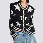 STAR KNIT CARDI JACKET