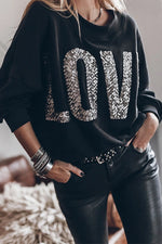 SEQUIN LOVE PULLOVER